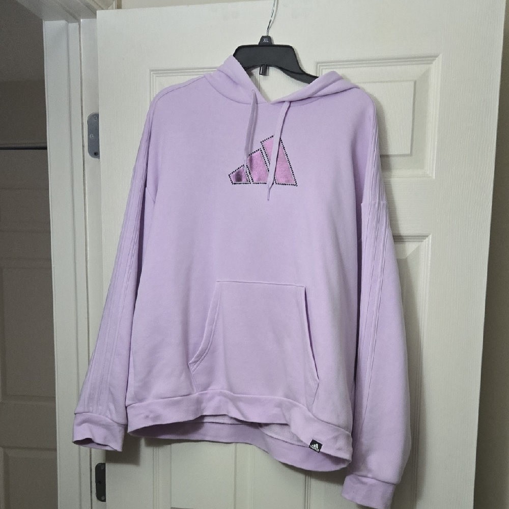 Adidas Women's Lavender Hoodie Sweater